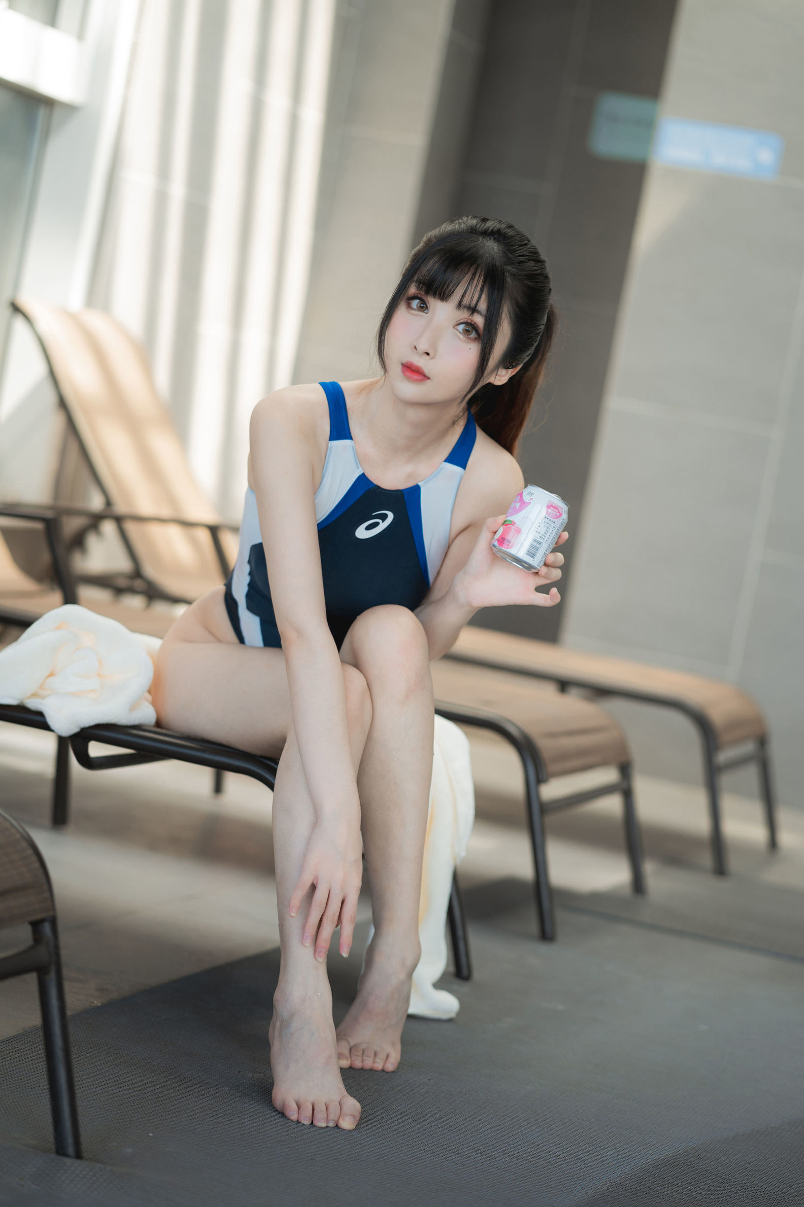 [Cosplay写真]COS福利rioko凉凉子游泳部学姐的特训时间插图3